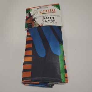 Cantu Satin Scarf - Blue, Orange, Green